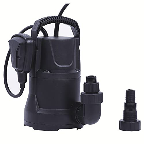 TDRFORCE 1/3HP Utility Pump 2300GPH Submersible Sump Pump, Drain Clean Water for Basement Flood Cellar Pool Pond Garden and Hot Tub
