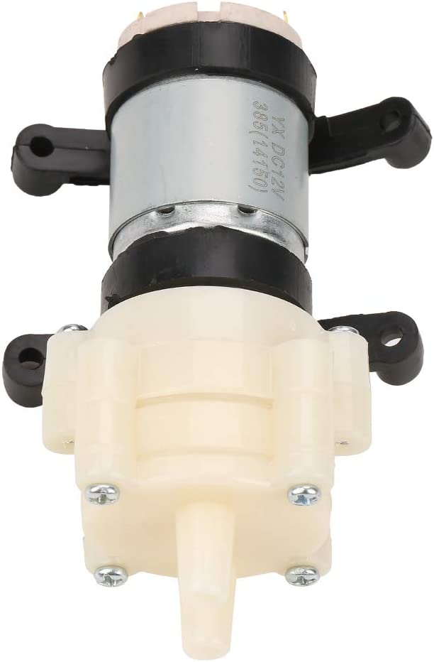 TDRFORCE Electric Diaphragm Pump, Self Priming 1.5-2L/Min Fresh Water Sprayer Pump Mini DC 12V for Tea Machine,Water Cooling and Fish Tank