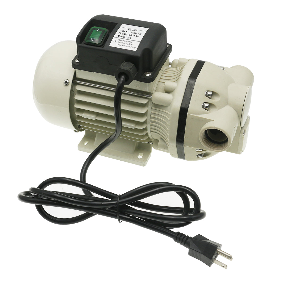 TDRFORCE FL-540B Chemical Pump Electric Self Priming Pump 115V Used For Spray Irrigation Liquid Transportation Refueling Equipment