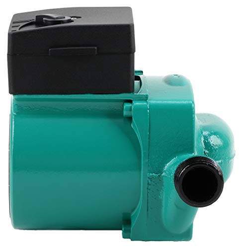 TDRFORCE 115V Hot Water Circulating Pump 3/4"NPT 3-Speed Hot Water Recirculating Pump for Solar Heater/Faucet (Green) - - Amazon.com