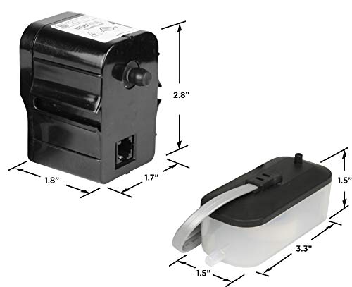 TDRFORCE 230V Mini-Splt Automatic Condensate Removal Pump, Black