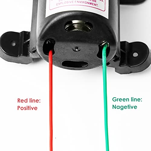 TDRFORCE 12V DC Fresh Water Pump with 2 Hose Clamps 12 Volt Diaphragm Pump Self Priming Sprayer Pump with Pressure Switch 4.5 L/Min 1.2 GPM 110 PSI Adjustable for RV Camper Marine Boat Lawn
