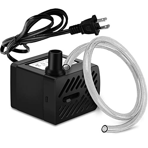 TDRFORCE 50GPH 3W Mini Submersible Water Pump for Aquariums, Fish Tank, Pond, Fountain, Hydroponics : Pet Supplies
