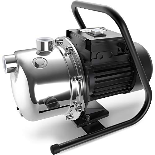 TDRFORCE 1.6 HP Shallow Well Pump Garden Pump,Portable Water Transfer Draining Irrigation Pump for Water Removal, Lawn Fountain Pump