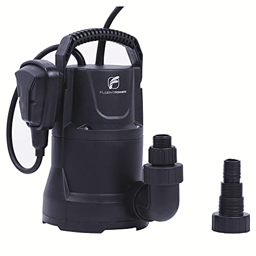 TDRFORCE 1/3HP Utility Pump 2300GPH Submersible Sump Pump, Drain Clean Water for Basement Flood Cellar Pool Pond Garden and Hot Tub