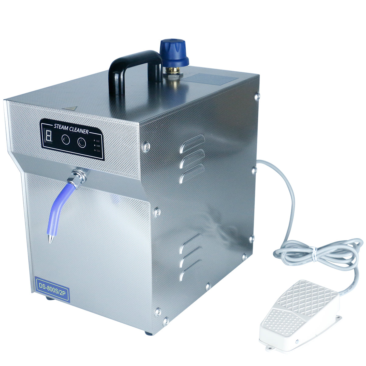 TDRFORCE Jewelry Steam Cleaner Machine Professional High Pressure Jewelry Cleaning Steamer Pro Jewelry Cleaners Best Jewelry Cleaner with Foot Pedal Control Fix & Nozzle Hose 2L Auto Water Pumping