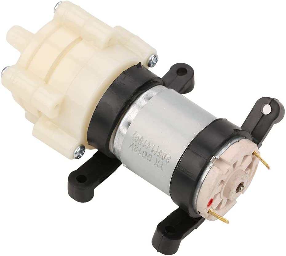 TDRFORCE Electric Diaphragm Pump, Self Priming 1.5-2L/Min Fresh Water Sprayer Pump Mini DC 12V for Tea Machine,Water Cooling and Fish Tank