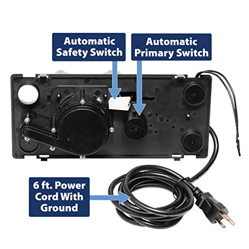 TDRFORCE 65 GPH 1/50 HP Automatic Condensate Pump with Safety Switch and 20 Ft. Tubing for HVAC, Dehumidifier, Furnace, Air Conditioner, Max Head 18 ft, Black : Everything Else