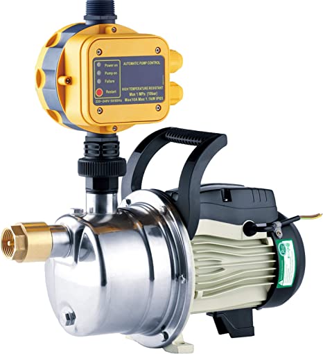 TDRFORCE 3/4 HP Water Pressure Booster Pump 110V Inline Water Transfer Pump Automatic Self Priming Irrigation Pump Shallow Well Jet Pump Household Booster Pump