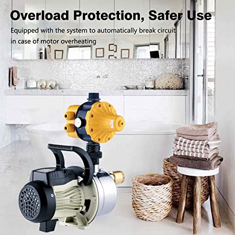 TDRFORCE 3/4 HP Water Pressure Booster Pump 110V Inline Water Transfer Pump Automatic Self Priming Irrigation Pump Shallow Well Jet Pump Household Booster Pump