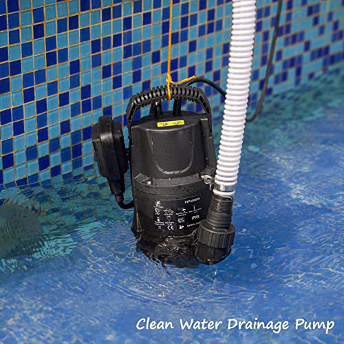 TDRFORCE 1/3HP Utility Pump 2300GPH Submersible Sump Pump, Drain Clean Water for Basement Flood Cellar Pool Pond Garden and Hot Tub