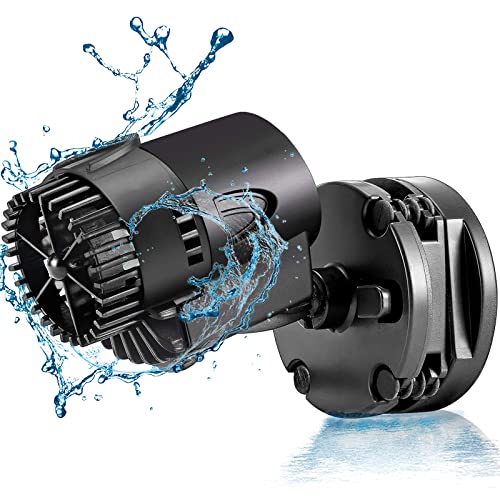 TDRFORCE 360°Adjustable Ultra-silence Magnetic Mount Suction Submersible Powerhead Pump,530GPH Flow For Freshwater or Saltwater Fish Tank