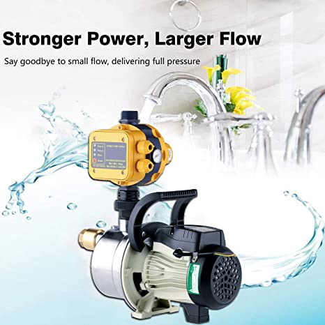 TDRFORCE 3/4 HP Water Pressure Booster Pump 110V Inline Water Transfer newest Pump